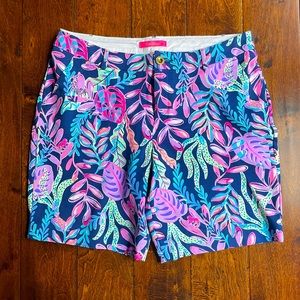 Lilly Pulitzer Shorts, Navy & Pink, Size 12